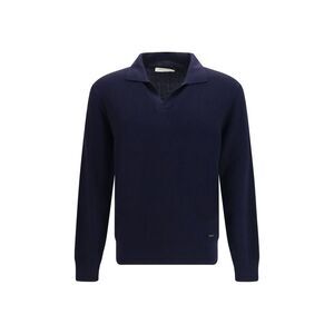 Brooksfield Blue Wool Oves Aries Men's Sweatshirt